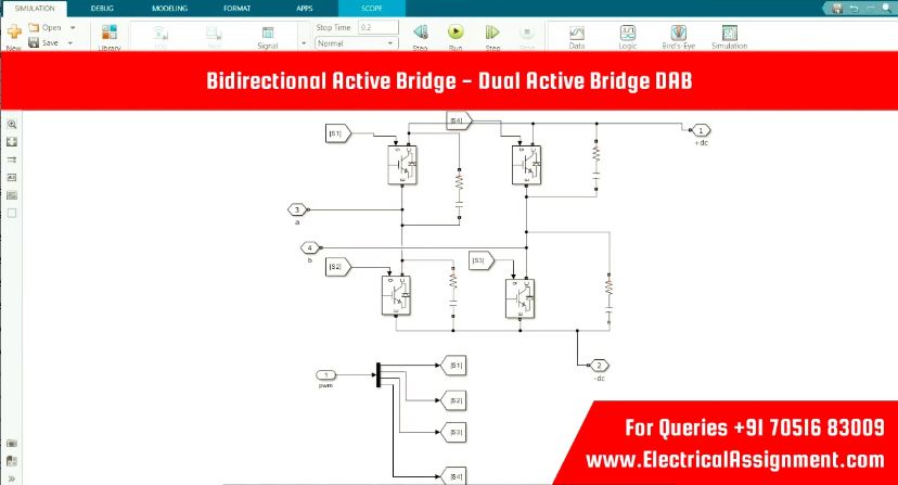 PLECS Dual Active Bridge Converter for EV Charging screenshot 7